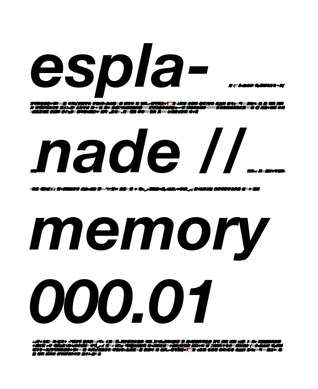 Esplanade // Memory 000.01 (ebook)