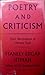 Poetry and Criticism by Stanley Edgar Hyman