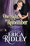 One Night to Remember by Erica Ridley