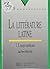 La Littérature latine (1): ...