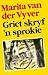 Griet skryf 'n sprokie