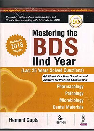 MASTERING THE BDS IIND YEAR (LAST 24 YEARS SOLVED QUESTIONs)