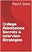 College Admissions Secrets & Interview Strategies
