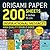 Origami Paper 200 sheets Inspirational Messages 6" (15 cm) by Tuttle Studio