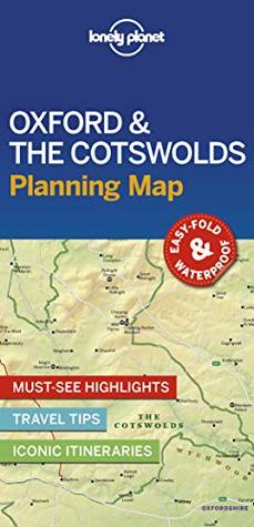 Lonely Planet Oxford & the Cotswolds Planning Map (Map)