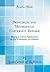 Principles and Methods of University Reform: Being a Letter Addressed to the University of Oxford (Classic Reprint)