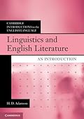 Linguistics and English Literature: An Introduction