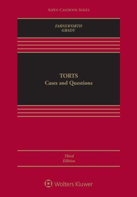 Torts: Cases and Questions [Connected eBook with Study Center] (Aspen Casebook)