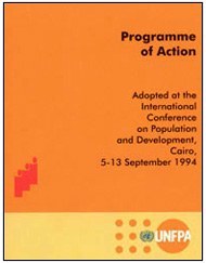 Programme of Action adopted at the International Conference on Population and Development. Cairo, 5–13 September 1994