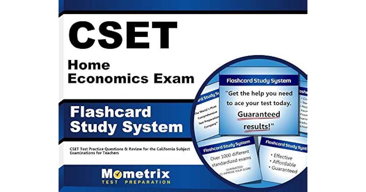 CSET Home Economics Exam Flashcard Study System CSET Test Practice