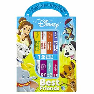 Disney Lion King, Moana, and more! - Best Friends My First Library Board Book Block 12-Book Set - PI Kids (Board book)