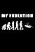 My Evolution: diving snorkeling 40 x 9 inch Daily planner diary Journal Notebook 100 Pages Paperback