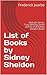 Sidney Sheldon Books Reading Order: Midnight Series in order, Tracy Whitney Series in order and list of all Sidney Sheldon books