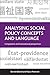 Analysing Social Policy Concepts and Language: Comparative and Transnational Perspectives