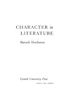Character in Literature Character in Literature