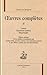Oeuvres Complètes II, Lettr...