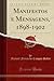 Manifestos e Mensagens, 1898-1902 by Unknown