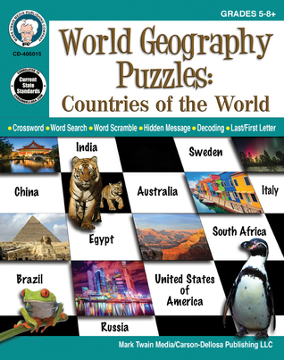 World Geography Puzzles: Countries of the World [Grades 5 - 8+] (Paperback)