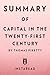 Summary of Capital in the Twenty-First Century by Summaries, Instaread,