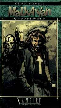 Portada de Novela de Clan: Malkavian, de Stewart Wieck