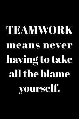Cool Notebook for a Netball Fan, College Ruled Journal | TEAMWORK: Medium Spacing Between Lines