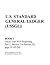 US Standard General Ledger (USSGL): Book 3