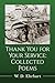 Thank You for Your Service by W.D. Ehrhart