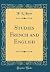 Studies French and English by F L Lucas