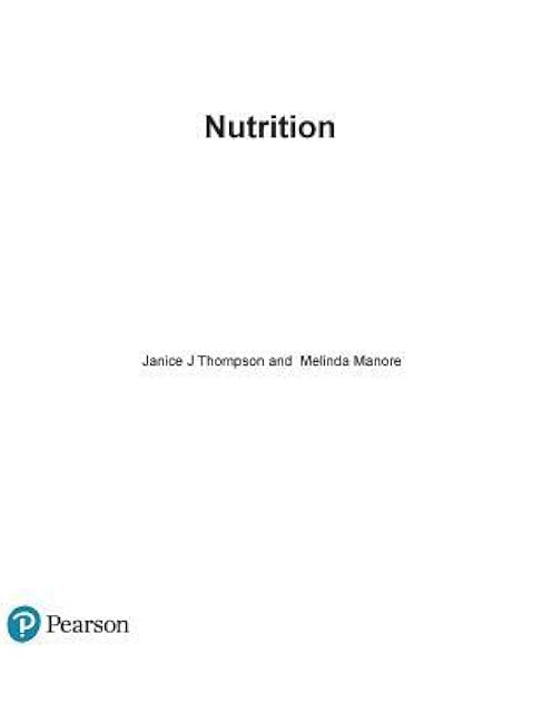 Nutrition: An Applied Approach