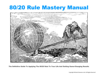 The 80/20 Rule Mastery Manual
