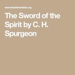 The Sword Of The Spirit
