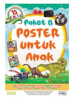 15 In 1 Paket B Poster Untuk Anak