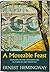 A Moveable Feast by Ernest Hemingway