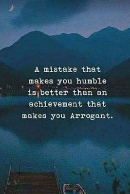 A Mistake That Makes You Humble....: A journal for self reflection