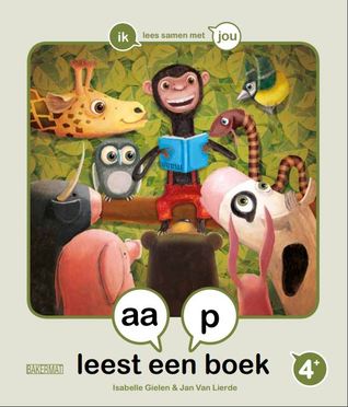 aap leest een boek (Hardcover)
