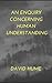 An Enquiry Concerning Human Understanding by David Hume