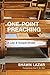 One-Point Preaching: A Law ...