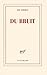 Du bruit by Joy Sorman