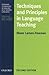 Techniques and Principles in Language Teaching