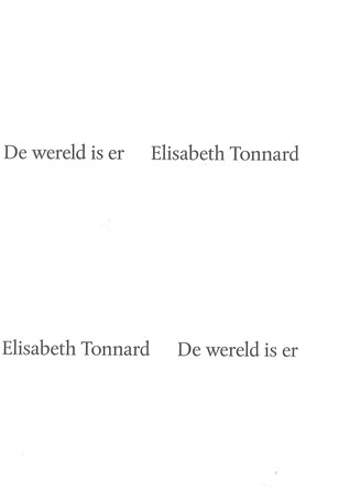 De wereld is er