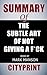 Summary of The Subtle Art of Not Giving a F*ck | Book by Mark Manson