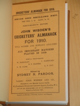 Wisden Cricketers' Almanack 1910
