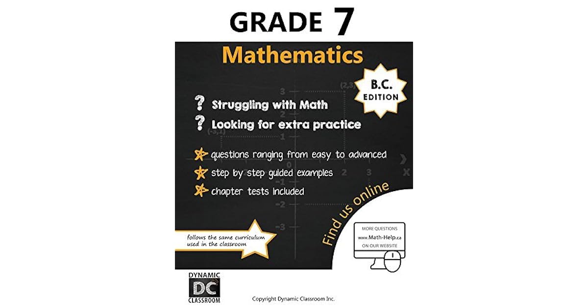 Dynamic Math Workbook - Complete Grade 7 Mathematics Curriculum by ...