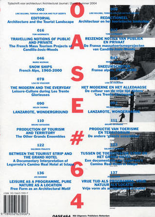 OASE 64: Landscape And Mass Tourism (Paperback)