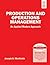 Production And Operations Management by S. Anil Kumar