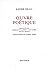Oeuvre poétique