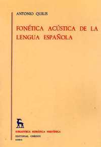 Fonética acústica de la lengua española