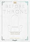 Book cover for Before the Throne: Reflections on God's Holiness