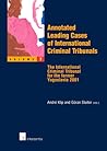 Annotated Leading Cases of International Criminal Tribunals - Volume 07: The International Criminal Tribunal for the Former Yugoslavia 2001 (7)