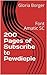 200 Pages of Subscribe to Pewdiepie by Gloria Borger